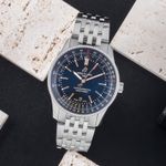 Breitling Navitimer A17326241B1A1 (Onbekend (willekeurig serienummer)) - Zwart wijzerplaat 41mm Staal (1/8)