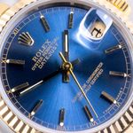 Rolex Datejust 31 68273 (1989) - Blue dial 31 mm Gold/Steel case (2/8)