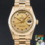 Rolex Day-Date 36 18238 (1989) - 36mm Geelgoud (1/8)