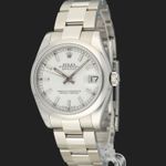 Rolex Datejust 31 178240 (2008) - Wit wijzerplaat 31mm Staal (1/8)