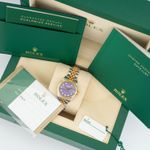 Rolex Lady-Datejust 279173 (2019) - Paars wijzerplaat 28mm Goud/Staal (5/5)