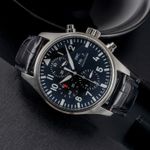 IWC Pilot Chronograph IW377709 (Unknown (random serial)) - Black dial 43 mm Steel case (2/8)