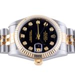 Rolex Datejust 31 68273 (1993) - Black dial 31 mm Gold/Steel case (6/8)