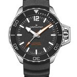 Hamilton Khaki Navy Frogman H77455330 (2026) - Zwart wijzerplaat 41mm Staal (1/4)