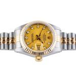 Rolex Lady-Datejust 69173 (1993) - Champagne dial 26 mm Gold/Steel case (6/8)