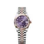 Rolex Datejust 31 278271 (2024) - Purple dial 31 mm Steel case (1/8)