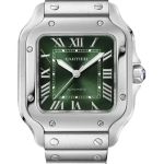 Cartier Santos WSSA0061 (2026) - Green dial 35 mm Steel case (1/1)