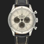 Breitling Aviator 8 AB01171A1G1P1 (2019) - Zilver wijzerplaat 43mm Staal (3/8)