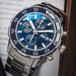 IWC Aquatimer Chronograph IW376710 (Unknown (random serial)) - Blue dial 44 mm Steel case (1/8)