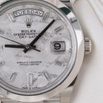 Rolex Day-Date 40 228206 (2021) - Silver dial 40 mm Platinum case (5/8)