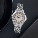 Cartier Cougar W35001F5 (1990) - Zilver wijzerplaat 26mm Staal (1/8)