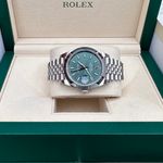 Rolex Datejust 126300 (2023) - Green dial 40 mm Steel case (4/4)