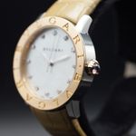 Bulgari Bulgari BBLP33SG (2013) - Parelmoer wijzerplaat 33mm Goud/Staal (3/8)