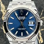 Rolex Datejust 41 126334 (2025) - Blauw wijzerplaat 41mm Staal (2/8)