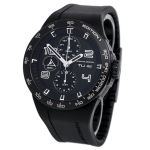 Porsche Design Flat Six P6341.13.44.1169 (2008) - Zwart wijzerplaat 45mm Titanium (2/6)