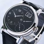 A. Lange & Söhne Little Lange 1 111.035 (2000) - Black dial 36 mm Platinum case (2/8)