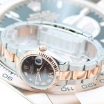 Rolex Datejust 31 278271 (2023) - Brown dial 31 mm Gold/Steel case (7/8)