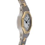 Cartier Santos 187903 (1985) - White dial 25 mm Steel case (5/8)