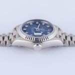 Rolex Lady-Datejust 69179 (1991) - Blauw wijzerplaat 26mm Witgoud (6/7)