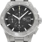 TAG Heuer Aquaracer 300M CAY2110.BA0927 (Onbekend (willekeurig serienummer)) - Zwart wijzerplaat 43mm Staal (1/5)