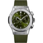 Hublot Classic Fusion Chronograph 521.NX.8970.RX (2025) - Green dial 45 mm Titanium case (1/1)