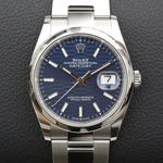 Rolex Datejust 36 126200 (2023) - Blue dial 36 mm Steel case (1/8)