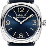 Panerai Radiomir PAM01383 (2026) - Blauw wijzerplaat 45mm Staal (1/1)