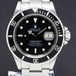 Rolex Submariner Date 16800 (1987) - Zwart wijzerplaat 40mm Staal (1/6)