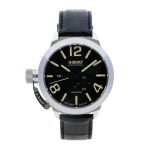 U-Boat Classico 9006 (2024) - Zwart wijzerplaat 46mm Staal (3/3)