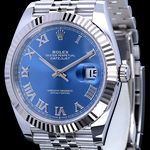 Rolex Datejust 41 126334 (2022) - Blue dial 41 mm Steel case (2/8)