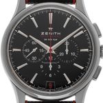 Zenith Captain Chronograph 03.2115.400/21.C703 (2018) - Black dial 42 mm Steel case (1/8)