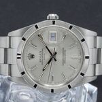Rolex Oyster Perpetual Date 15010 (1989) - Silver dial 34 mm Steel case (8/8)