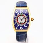 Franck Muller Vegas 5850 VEGAS (Unknown (random serial)) - Blue dial 32 mm Yellow Gold case (1/1)