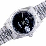 Rolex Datejust 36 16234 (2000) - Black dial 36 mm Steel case (1/8)