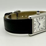 Cartier Tank WSTA0041 (2022) - White dial 34 mm Steel case (4/8)