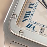 Cartier Santos Galbée 987901 (1990) - White dial 29 mm Steel case (7/8)