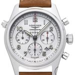 Longines Spirit L3.820.4.73.2 (2024) - Zilver wijzerplaat 42mm Staal (2/2)