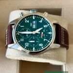 IWC Pilot Chronograph IW388103 (2026) - Groen wijzerplaat 41mm Staal (5/7)
