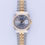 Rolex Datejust 36 16233 (1990) - Silver dial 36 mm Gold/Steel case (3/8)