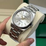 Rolex Oyster Perpetual 41 124300 (2024) - Silver dial 41 mm Steel case (8/8)