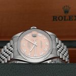 Rolex Datejust 36 16234 (1993) - Roze wijzerplaat 36mm Staal (3/8)