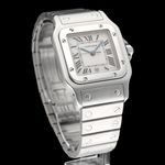 Cartier Santos Galbée 1564 (2018) - White dial 29 mm Steel case (4/8)