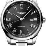 Longines Master Collection L2.893.4.59.6 (2026) - Zwart wijzerplaat 42mm Staal (1/1)