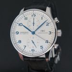 IWC Portuguese Chronograph IW371446 (2019) - Silver dial 41 mm Steel case (1/4)