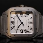 Cartier Santos WSSA0089 (2025) - White dial 40 mm Titanium case (2/7)
