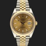 Rolex Datejust 41 126333 (2018) - 41mm Goud/Staal (3/8)