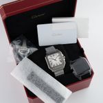 Cartier Santos WSSA0089 (2026) - Wit wijzerplaat 39mm Titanium (6/6)