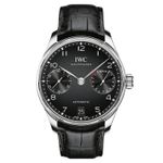 IWC Portuguese Automatic IW500703 (2023) - Zwart wijzerplaat 42mm Staal (1/1)