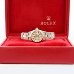 Rolex Lady-Datejust 69173 (Unknown (random serial)) - Beige dial 26 mm Gold/Steel case (2/8)
