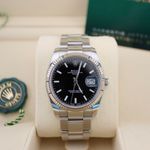 Rolex Oyster Perpetual Date 115234 (2021) - Black dial 34 mm Steel case (1/6)